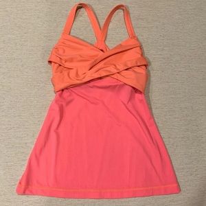 Lululemon pink tank top